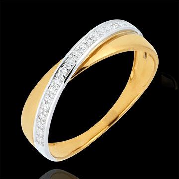 Foto Anillo volatín dobles sortijas dos oros