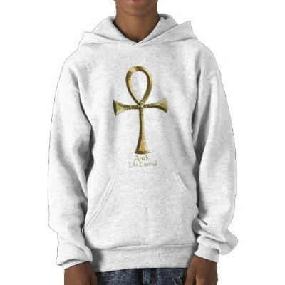 Foto ANKH- egipcios (de oro) Sudadera Encapuchada
