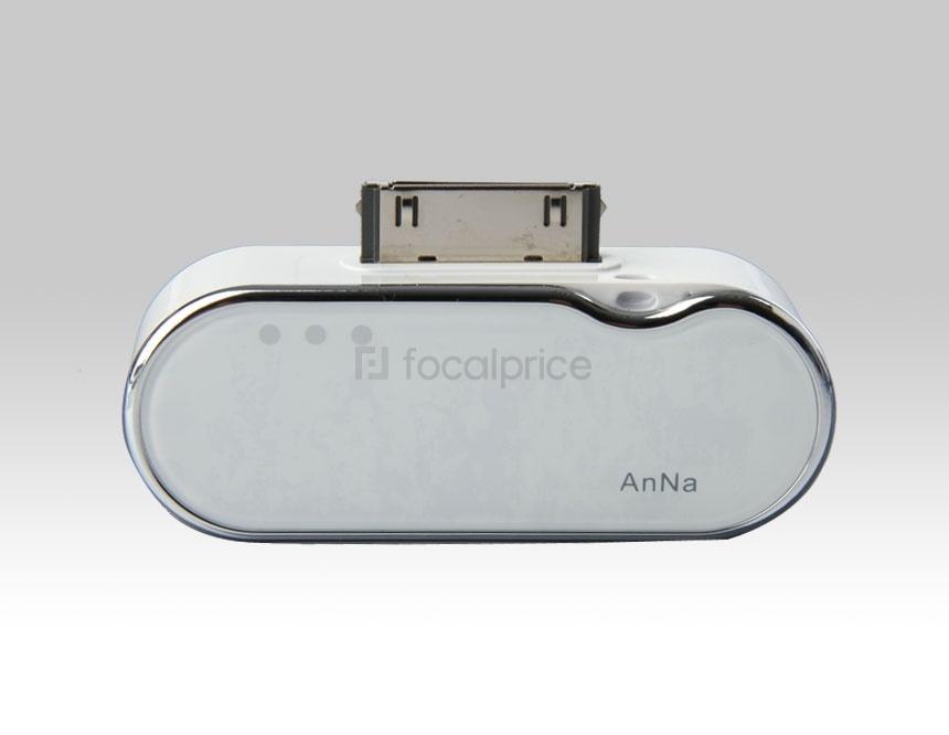 Foto ANNA 800mAh kit de batería externa para iPhone iPod (Blanco)