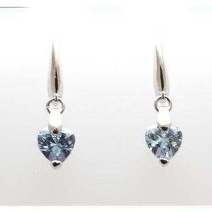 Foto Annaleece By DeVries Endearing Heart Drop Earrings With Crystalliz ...