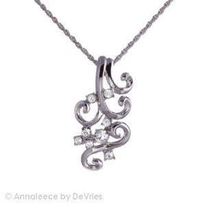 Foto Annaleece By DeVries Filigree 16 /18 Necklace With Crystallized Sw ...