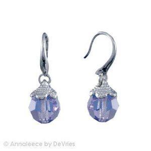 Foto Annaleece By DeVries Lilac Bloom Earrings Made With Crystallized S ...