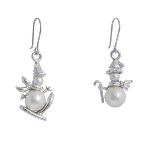 Foto Annaleece By DeVries Winter Magic Earrings Pearl Snow Man