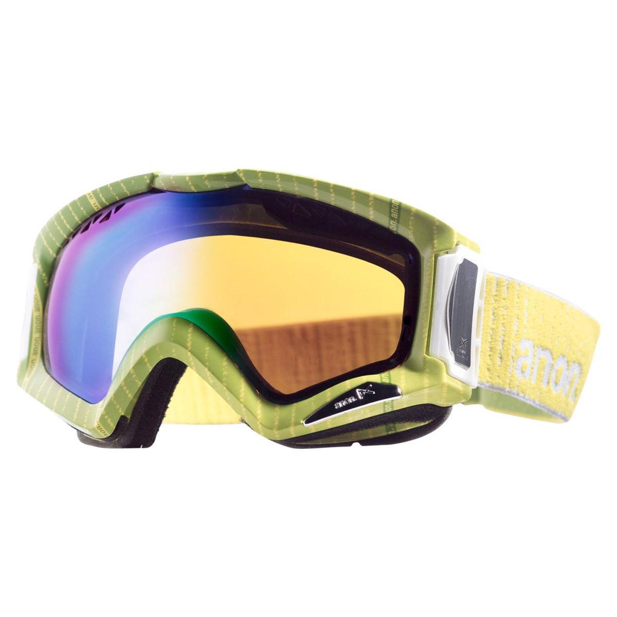 Foto Anon Realm Snowboarding Goggles Pinstryper Green