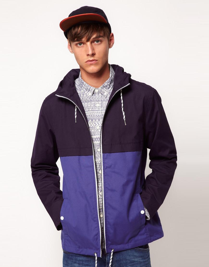Foto Anorak colour block de ASOS Azul marino