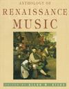 Foto Anthology of renaissance music (norton)