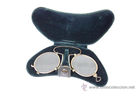 Foto antiguas gafas anteojos josé pujol la cruz roja, fabricadas en