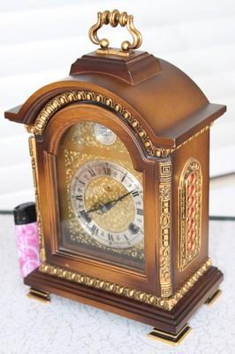 Foto Antiguo Reloj De Sobremesa, Alemania, Schmeckenbecker, Tipo Modelo De Bracket.