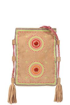 Foto Antik Batik Bolso de piel - pon1bag - Marron / Camello