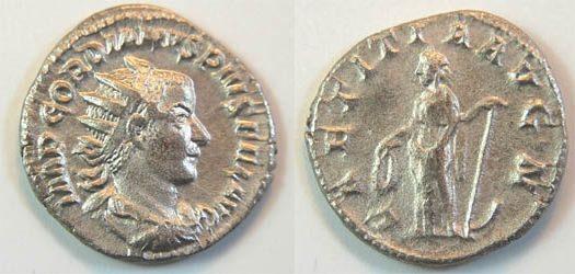 Foto Antike / Römische Kaiserzeit / Gordianus Iii Antonian, Silber 238-244