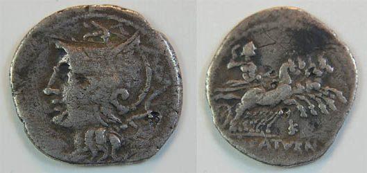 Foto Antike / Römische Republik Denar 104 v Chr