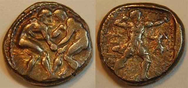 Foto Antikes Griechenland Stater Aspendos
