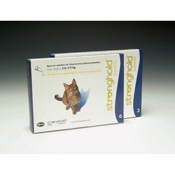 Foto Antiparasitario en pipetas stronghold 45 mg para gatos de entre 2,6-7,5 kg 6 pipetas