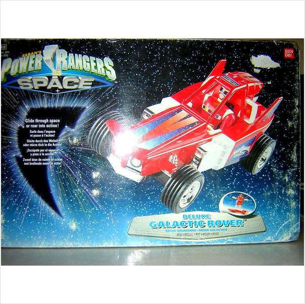 Foto Antique power rangers red deluxe galactic rover boxed new!!