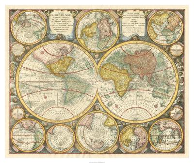 Foto Antique World Globes - Laminas