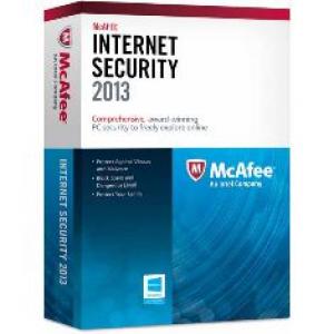Foto Antivirus mcafee internet security 2013 1 usuario