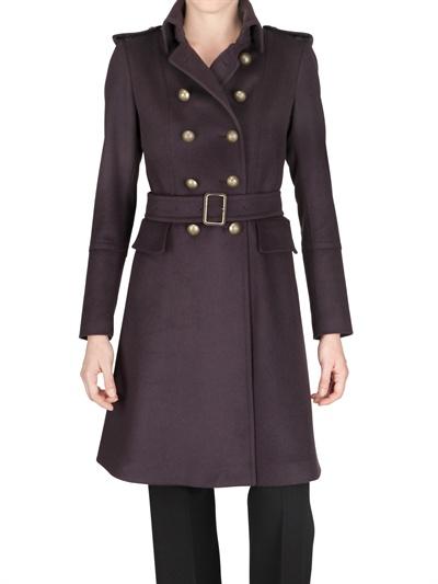 Foto antonio croce wool and cashmere felt trench coat