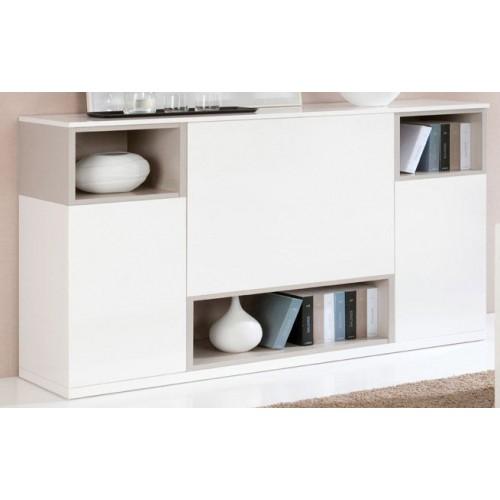 Foto Aparador sobre suelo para salón - blanco y arena - WEIGER