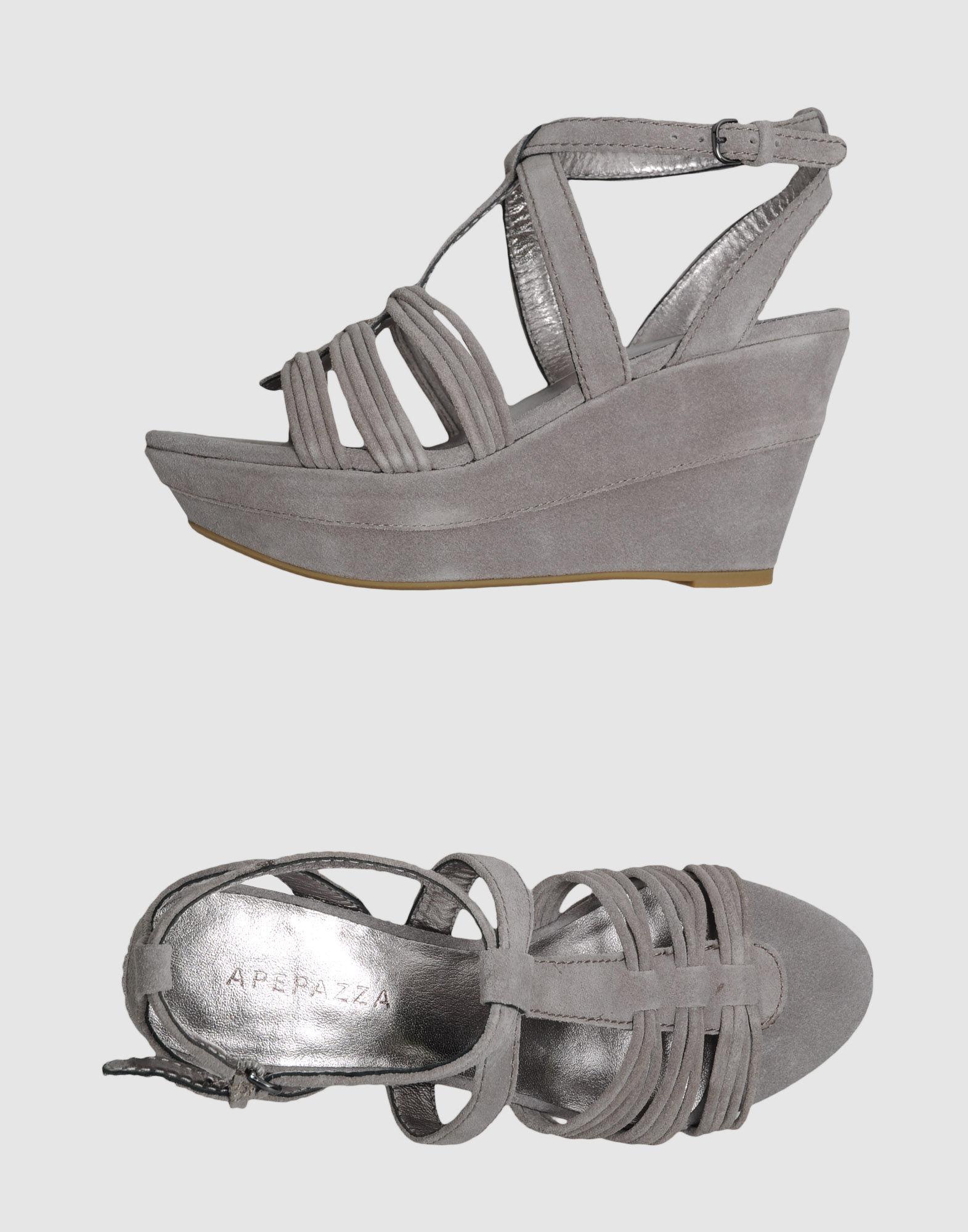 Foto Apepazza Plataformas Mujer Gris