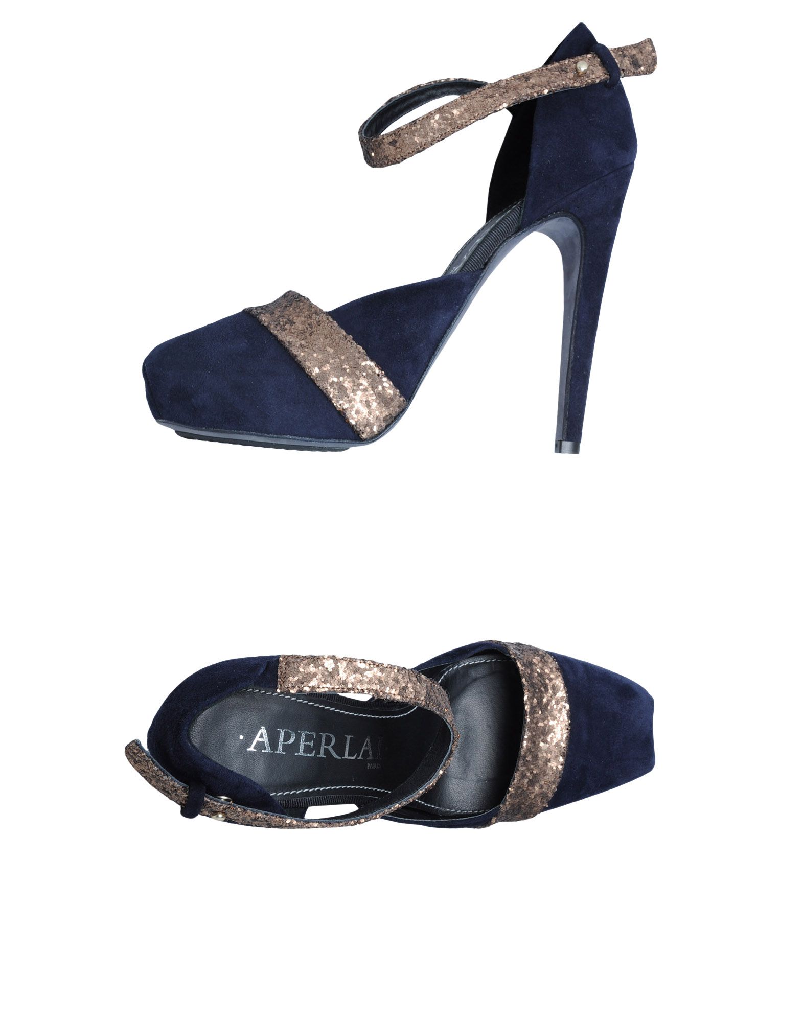 Foto Aperlai Zapatos De SalóN Plataforma Mujer Azul oscuro