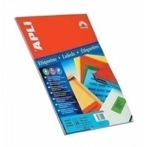Foto APLI - Self-adhesive labels 70 x 37mm Yellow