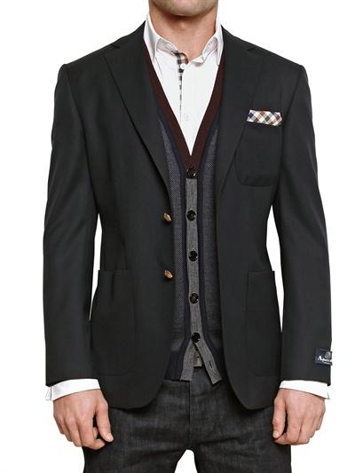Foto aquascutum reinforced wool blazer