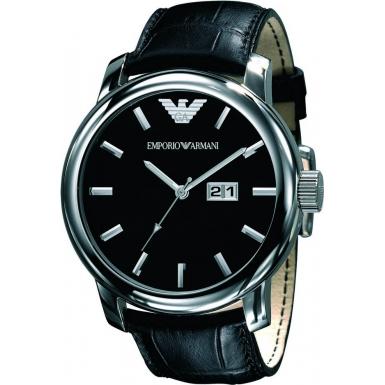 Foto AR0428 Emporio Armani Mens Classic Black Watch