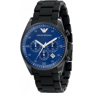 Foto AR5921 Emporio Armani Mens Sports Luxe Blue Black Watch