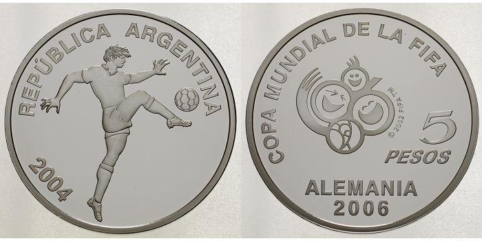 Foto Argentinien 5 Pesos 2004