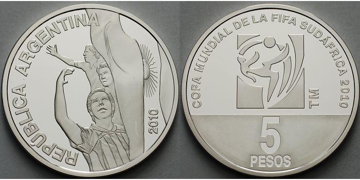 Foto Argentinien 5 Pesos 2010