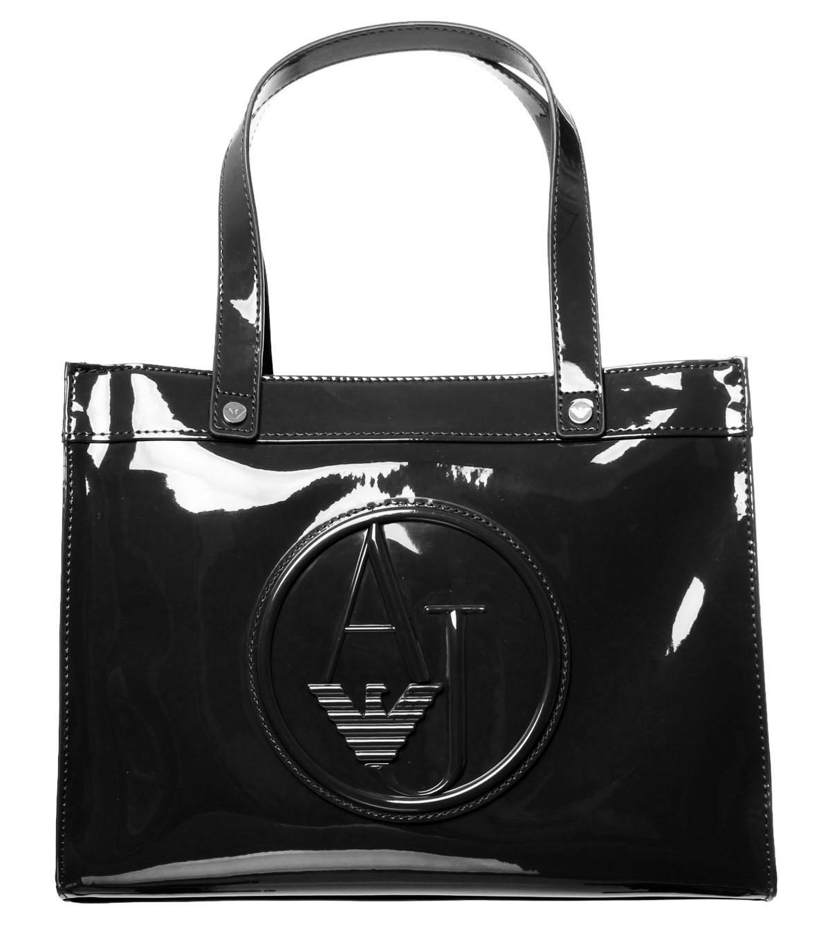 Foto Armani Jeans Black Patent Handbag