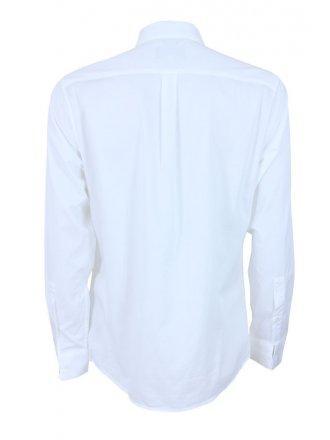 Foto Armani Jeans Button Down Pocket Logo Shirt - White