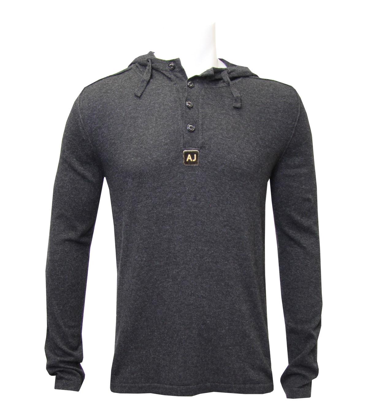Foto Armani Jeans Charcoal Hooded Sweater