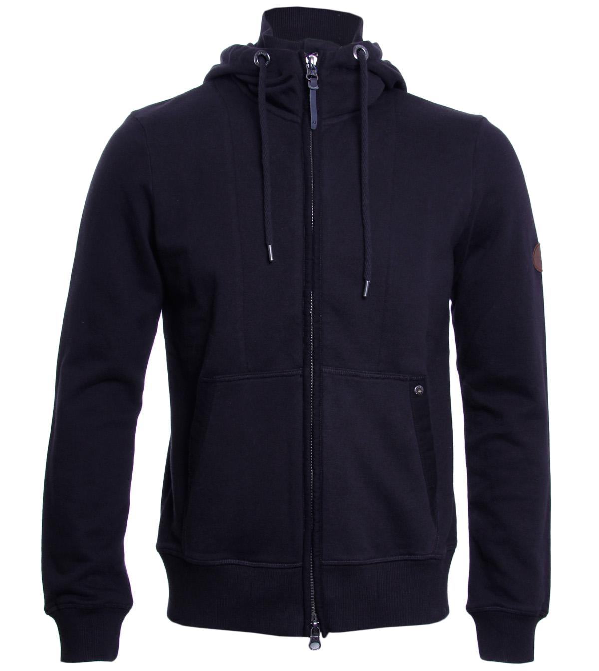 Foto Armani Jeans Dark Blue Zip Up Hooded Top-XXL