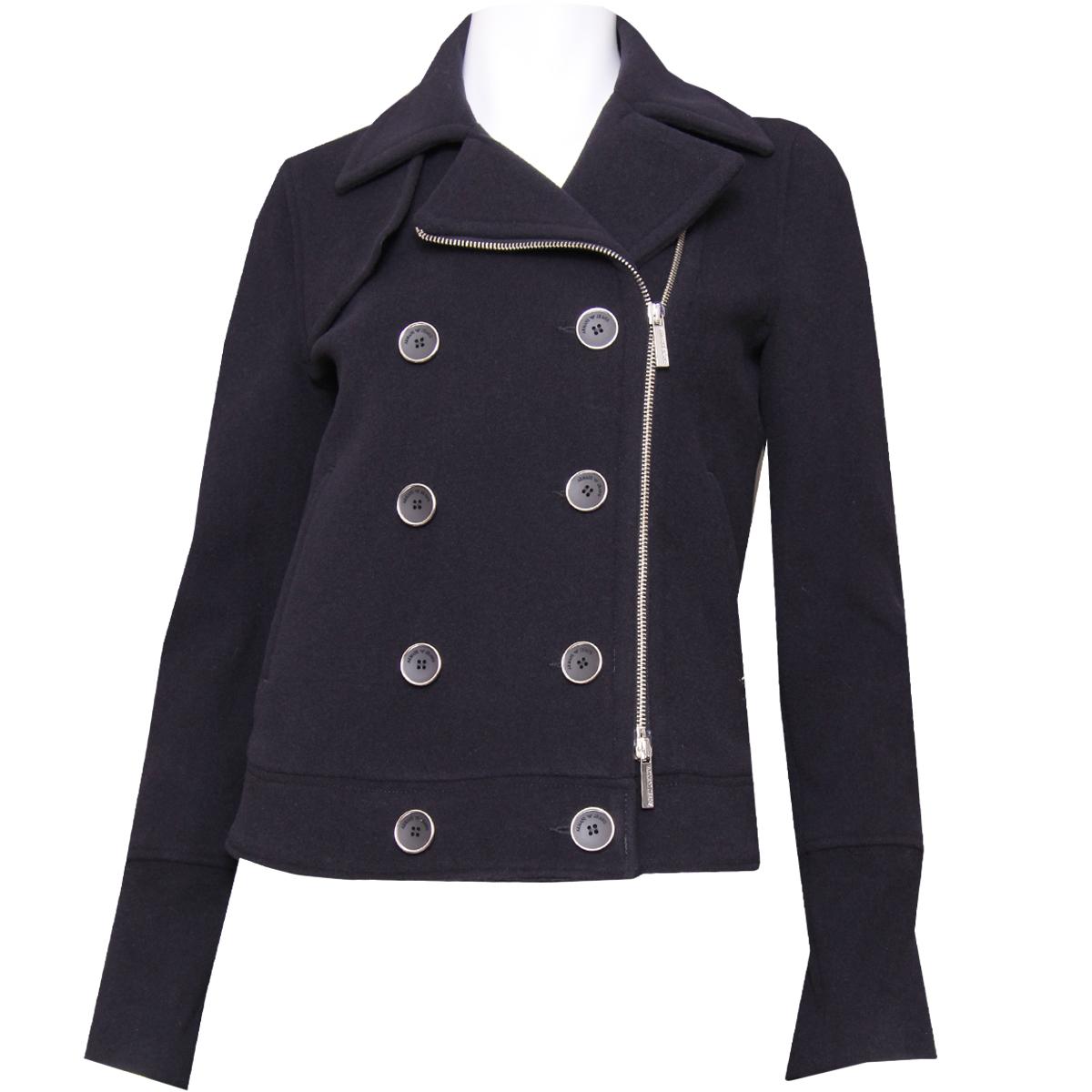 Foto Armani Jeans Navy Melton Pea Coat