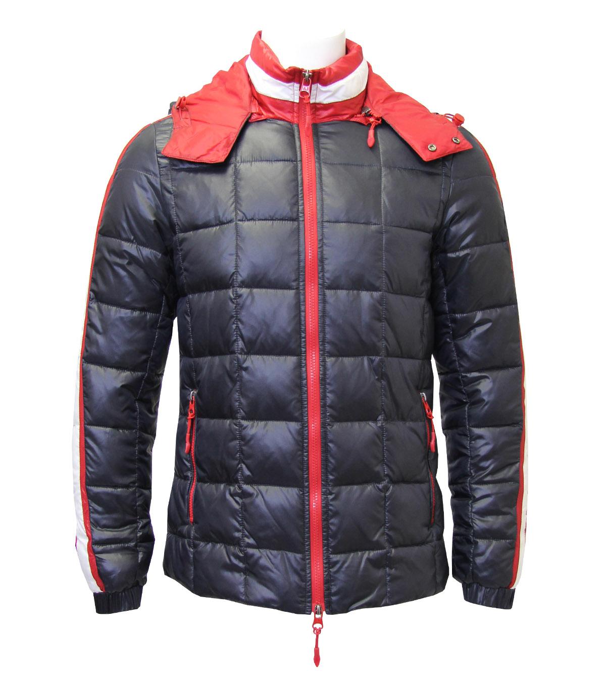 Foto Armani Jeans Navy Quilted Hooded Blouson