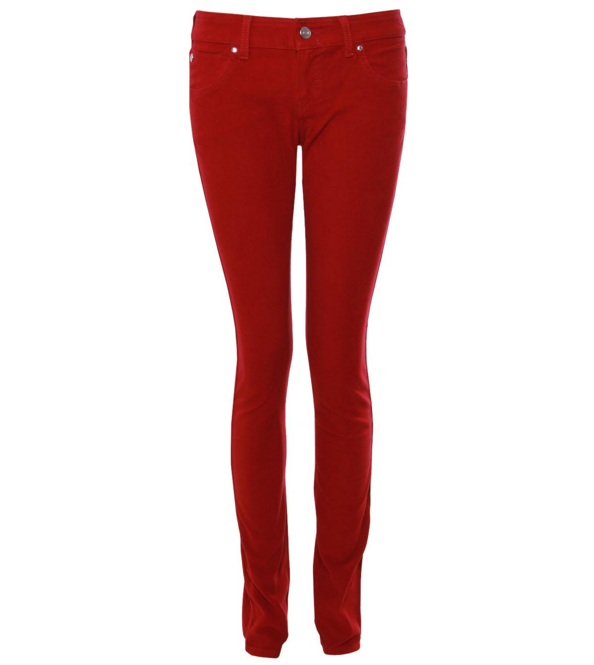 Foto Armani Jeans Red Stretch Moleskin Cotton Jeans
