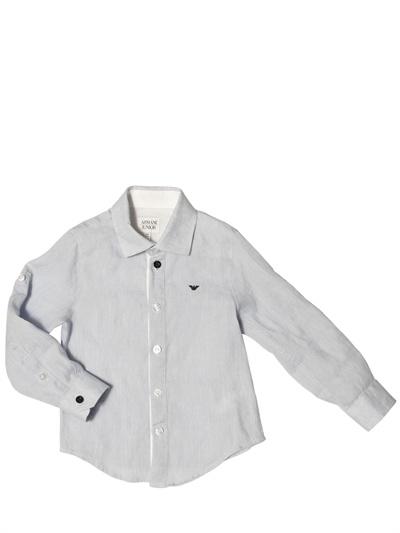 Foto armani junior camisa de lino