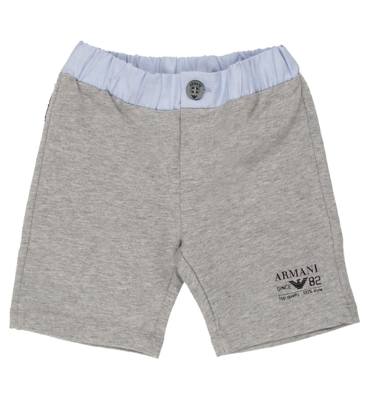 Foto Armani Junior Grey Bermuda Pants-12 Months