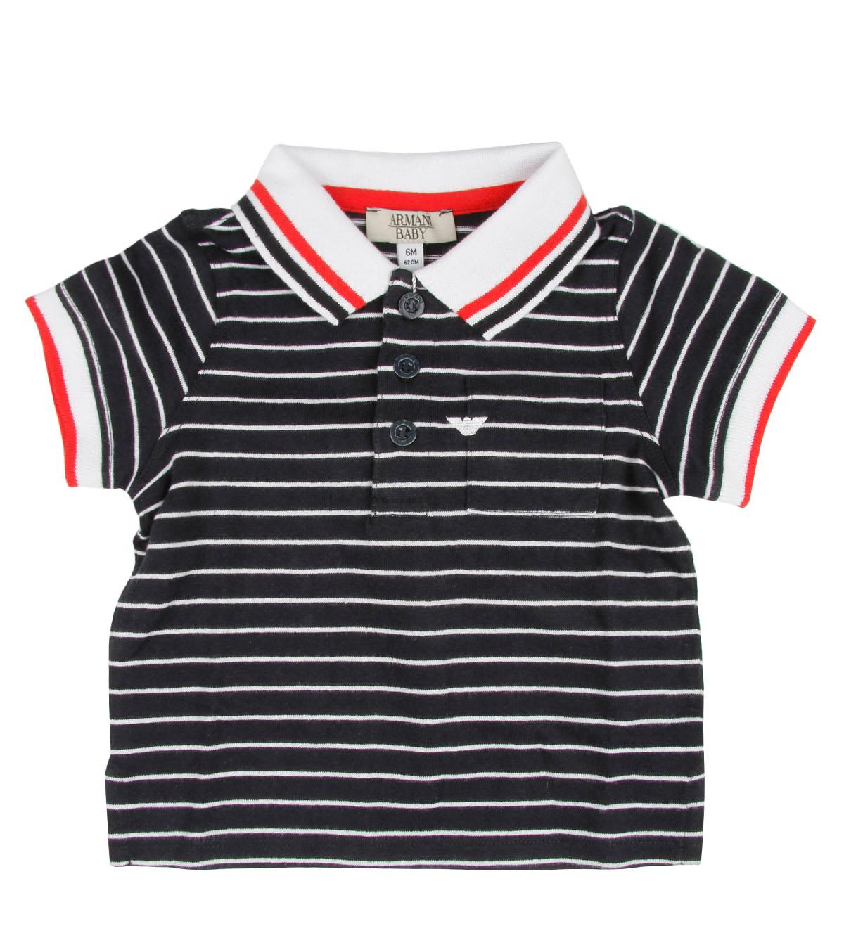 Foto Armani Junior Navy/White Stripe Polo Shirt