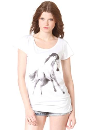 Foto Armedangels Womens Grace Wild Horse S/S T-Shirt white