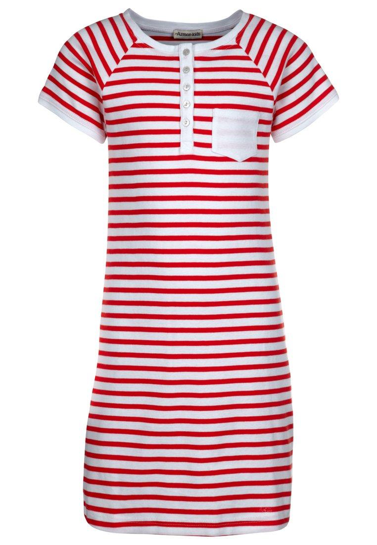 Foto Armor lux ROBE Vestido de algodón rojo