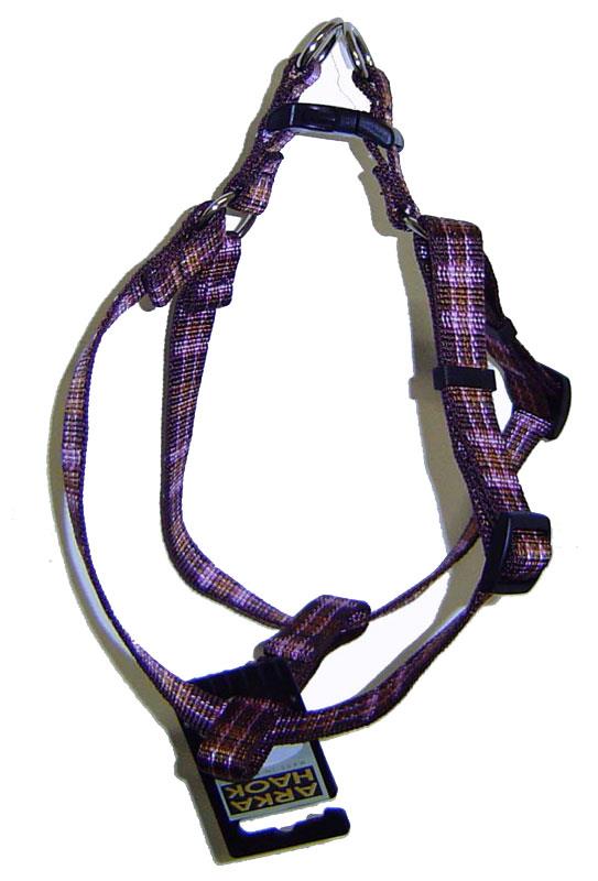 Foto arnés cinturón perro arka haok chile púrpura -31/53cm