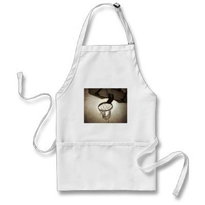 Foto Aro de baloncesto del vintage, red, Delantales