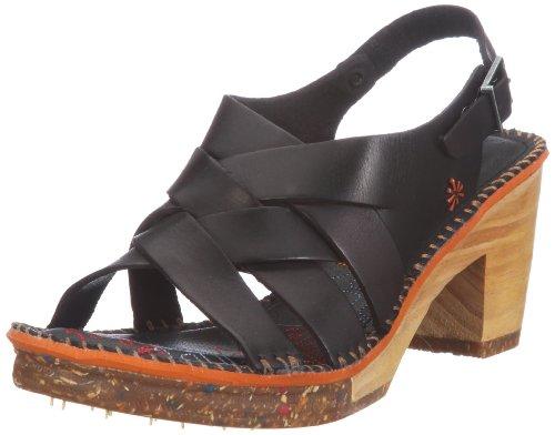 Foto ART AMSTERDAM 323 - Zuecos de cuero para mujer, color negro, talla 37