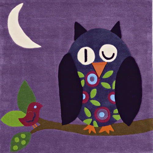 Foto Arte Espina Animals 4049-48 Multicoloured Square Rugs Kids Rugs