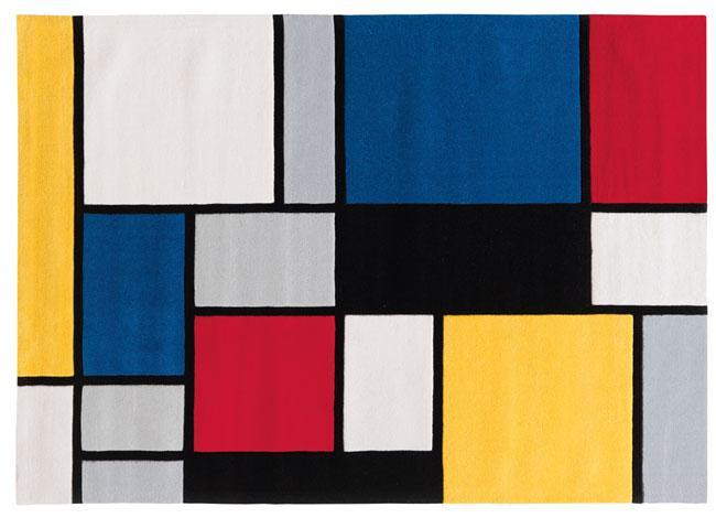 Foto Arte Espina Coloured Cubes 3089-73 Multicoloured Rectangle Rugs Mo ...