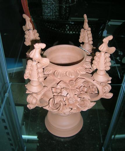 Foto Artesania Accitana, Jarrón de Arcilla