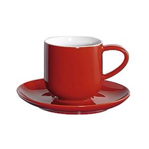 Foto Asa coppa set 2 tazas espresso rojo