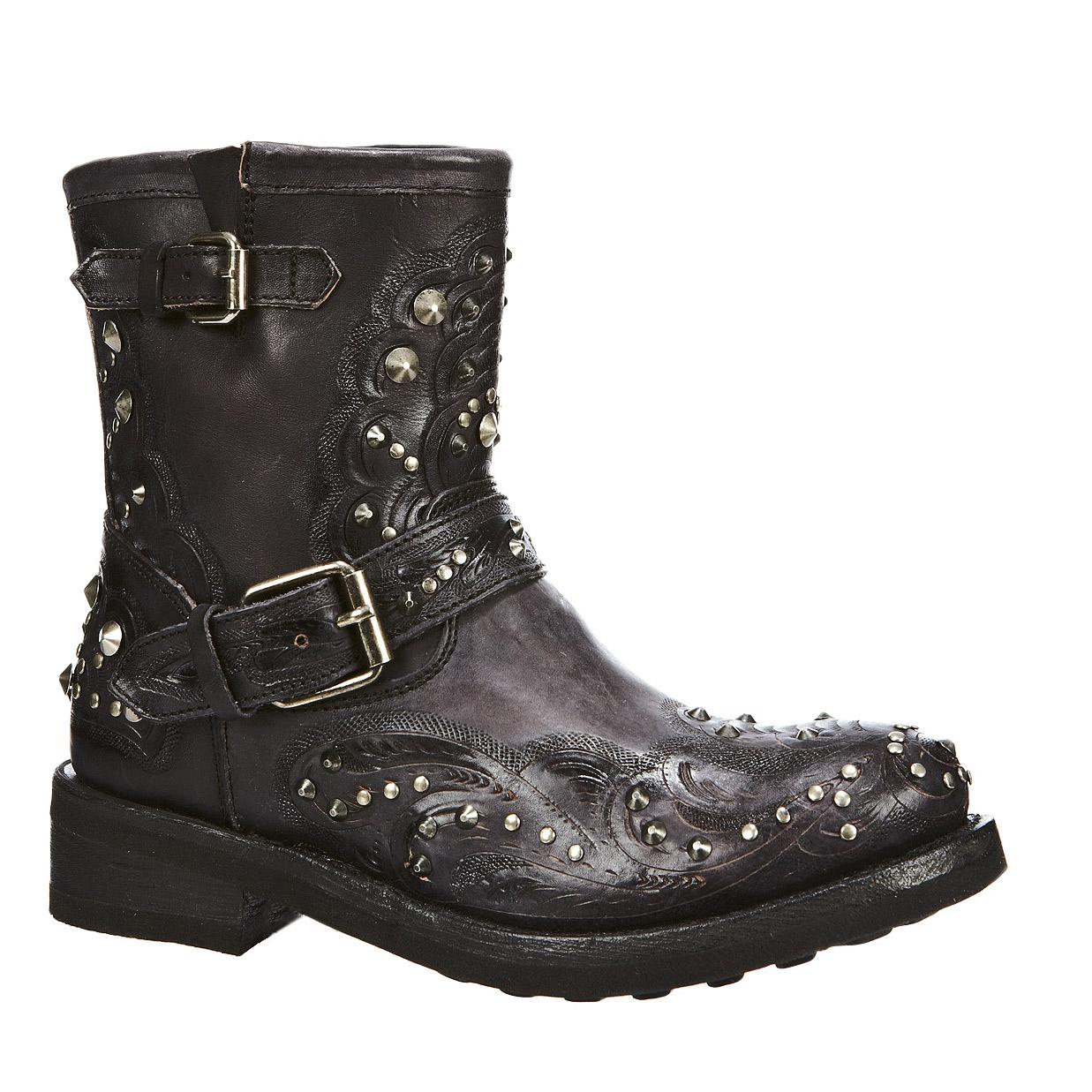 Foto Ash Botas - terrible bis vaqueta - Negro